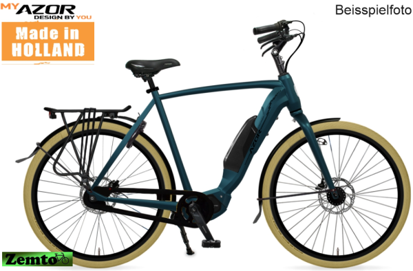 AZOR E-Bike "KIJKDUIN" Mittelmotor, 28 Zoll, 7 Gang, konfigurierbar
